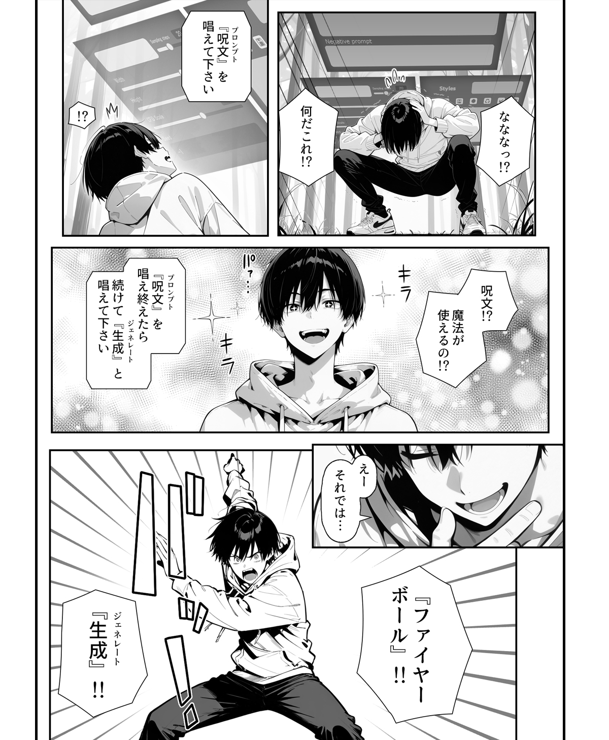 AI漫画作例